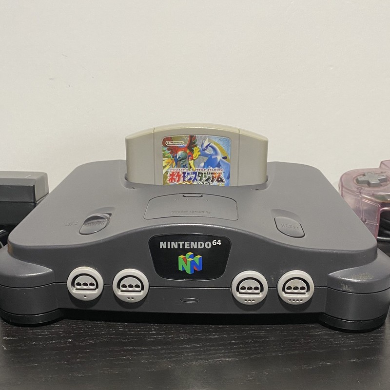 Nintendo 64 N64 Console NUS-001 JPN (REGION FREE) Tested Working *LOOSE JOYSTICK gallery