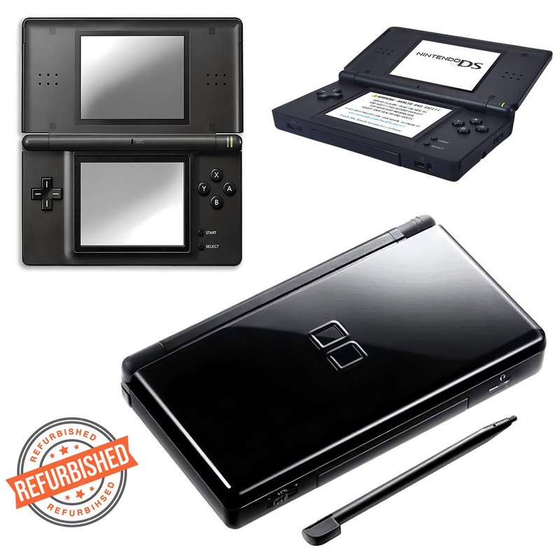 Nintendo DS Lite Console Handheld System Cleaned Tested New Black Case Reneweds gallery