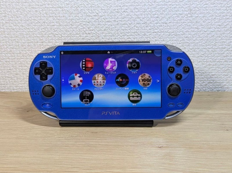 PS Vita Sapphire Blue PCH 1000 ZA04 Wi-Fi Model Console Charger Set Sony PSV gallery