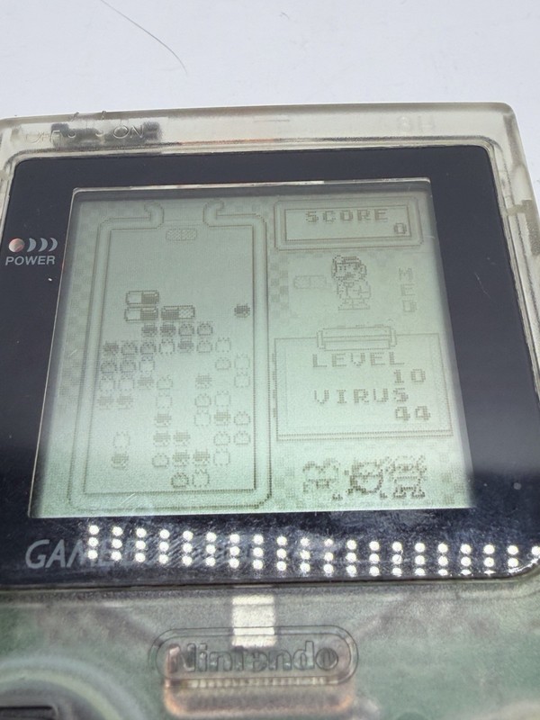 Nintendo Gameboy Pocket Transparent Clear - MGB-001 - Tested with Game gallery