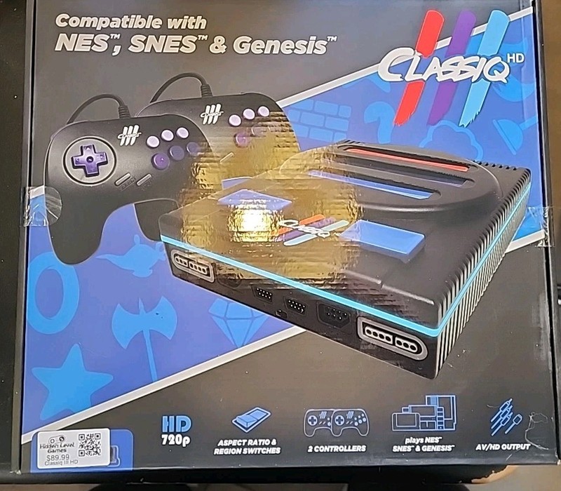 NEW classiq 3 Old Skool Retro Console 3 In 1 Nes Snes Genesis