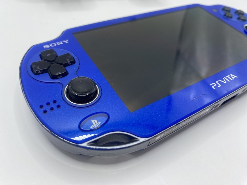 Scratches PS Vita Sapphire Blue PCH 1000 ZA04 Console only gallery