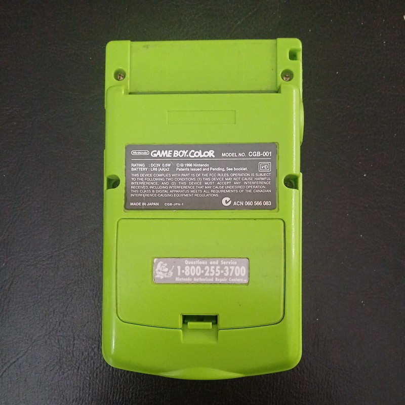 *DEFECTIVE* Nintendo Game Boy Color Handheld Game Console - Kiwi Green *AS-IS* gallery
