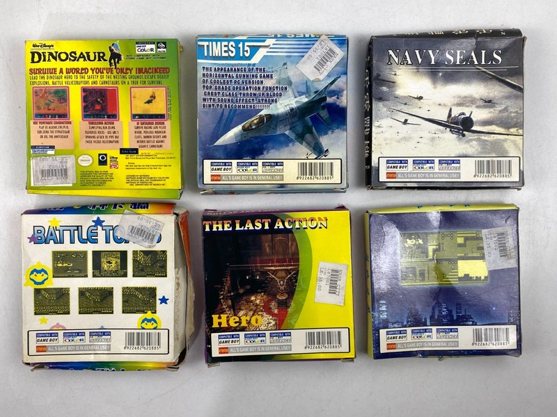 Nintendo Super Game Boy Color THE LAST ACTION Hero Battletoads Cartridge China gallery