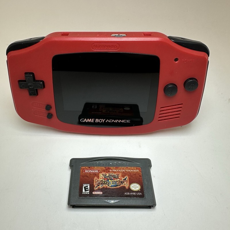 Nintendo Game Boy Advance AGB-001 Red Console Tested Working Japan Import gallery