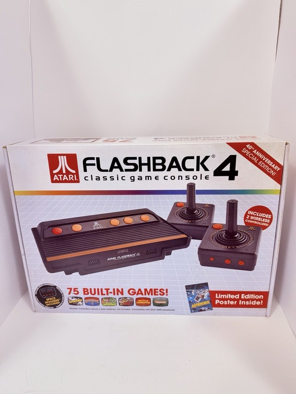 Atari Flashback 4 Classic Game Console 75 Games 40th Anniversary Special Edition