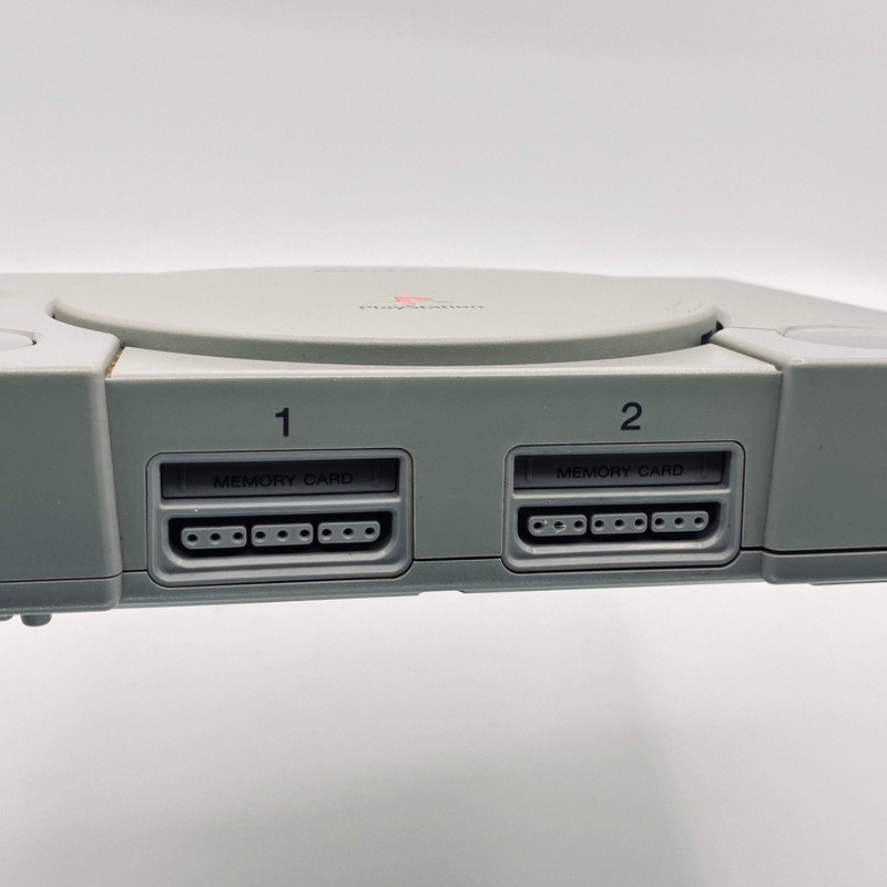 Sony PlayStation 1 (SCPH-1001) Gray w/ 2 external memory cards gallery