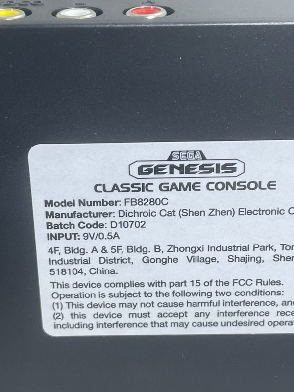 AtGames Sega Genesis Classic Game Console 80 Built-In Games 2 Controllers Cables gallery