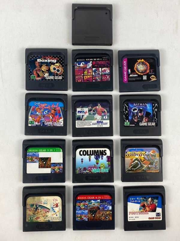 Sega Game Gear Batman Returns Sonic The Hedgehog 2 Pack 4 in 1 LOT 13