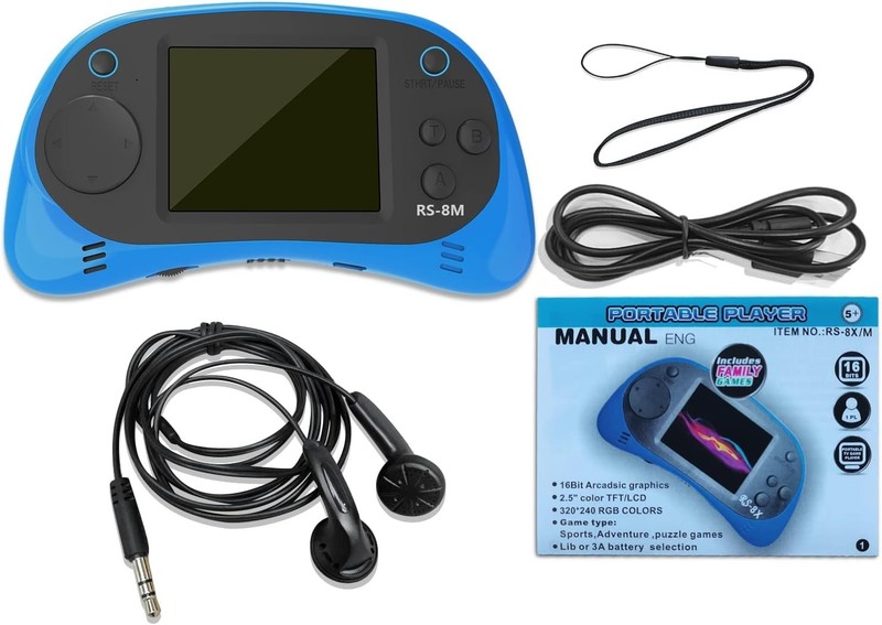 Kids 2.8-Inch Handheld Video Game Player - 220 Games for Travel Fun gallery