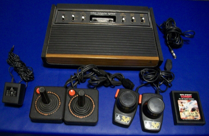 Vintage ATARI 2600 SYSTEM ~ SUNNYVALE HEAVY SIXER ~ Complete ~ Tested ~ LOW S.N.