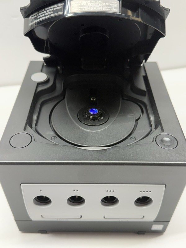 Nintendo GameCube Black Console Composite RCA w/ cables and x men game gallery