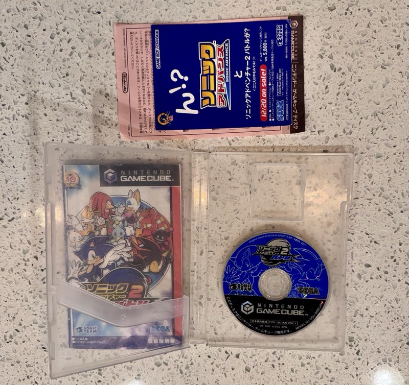 GameCube 3 Game Lot Biohazard Zero Sonic Adventure 2 & Pokemon Box Japan Import gallery