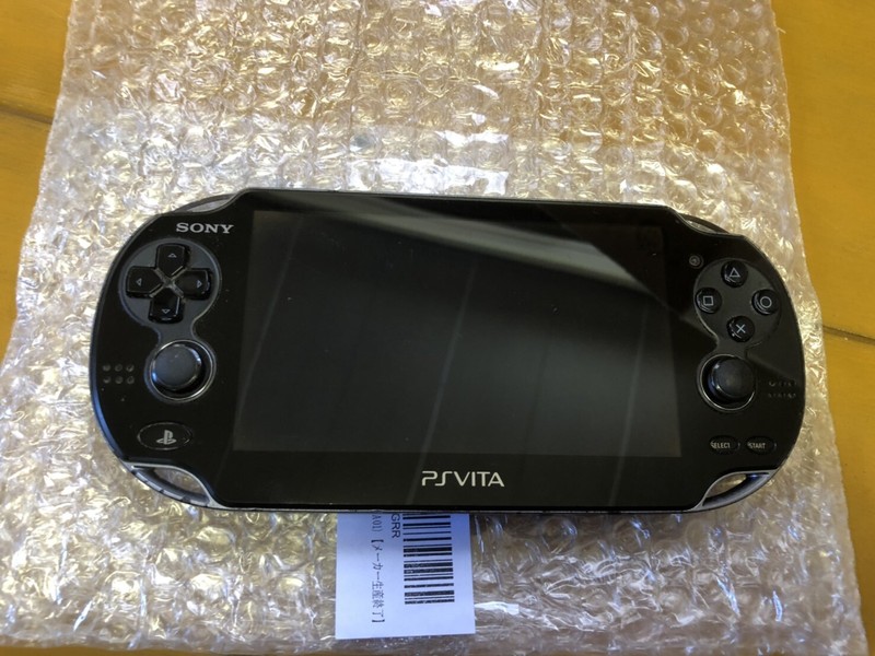 PlayStation PS Vita Wi-Fi Console Crystal Black OLED PCH-1000 ZA01 Console sony