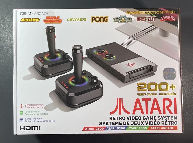 My Arcade Gamestation Pro Atari Retro Video Game System [ Black ] NEW