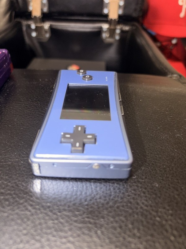 Nintendo Gameboy Micro Blue Console w/ Charger OXY-S-DA NTSC-J Japanese Exc+++