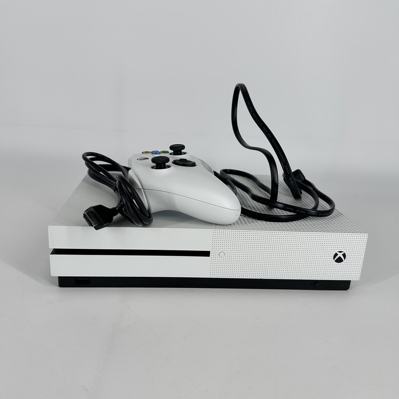 Microsoft Xbox One S Console White 500GB – Very Good w/ USB-C Port Issue