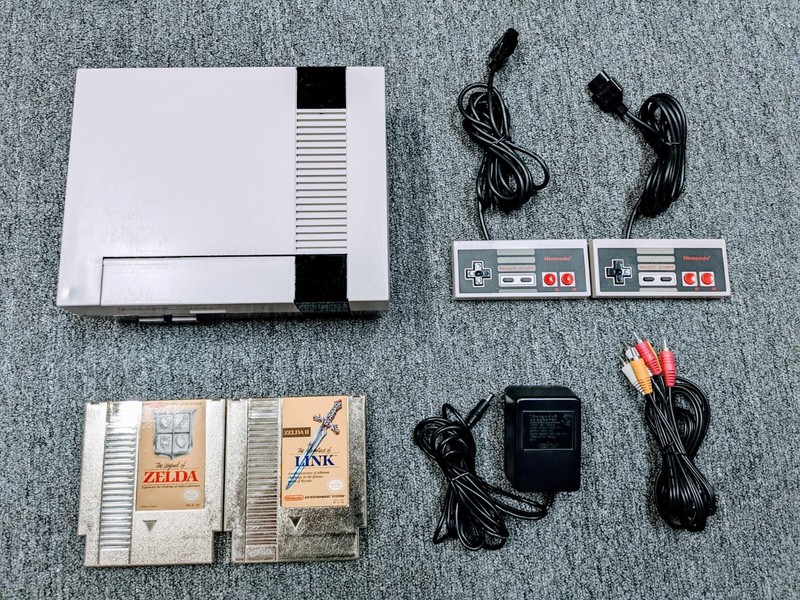 Nintendo Entertainment System NES Original Zelda I & II Set New 72 Pin!