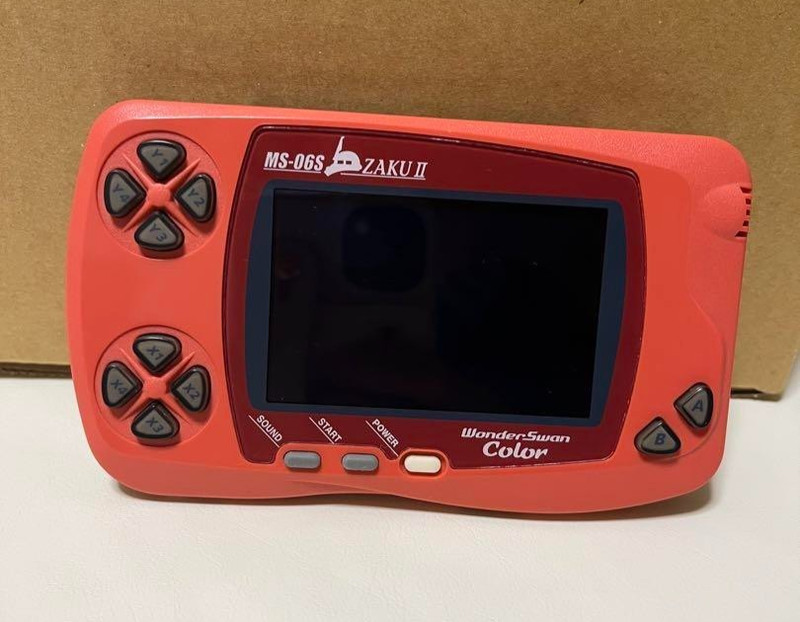 Bandai Wonderswan Color Char's Zaku II Version Console MS-06S WS Boxed gallery