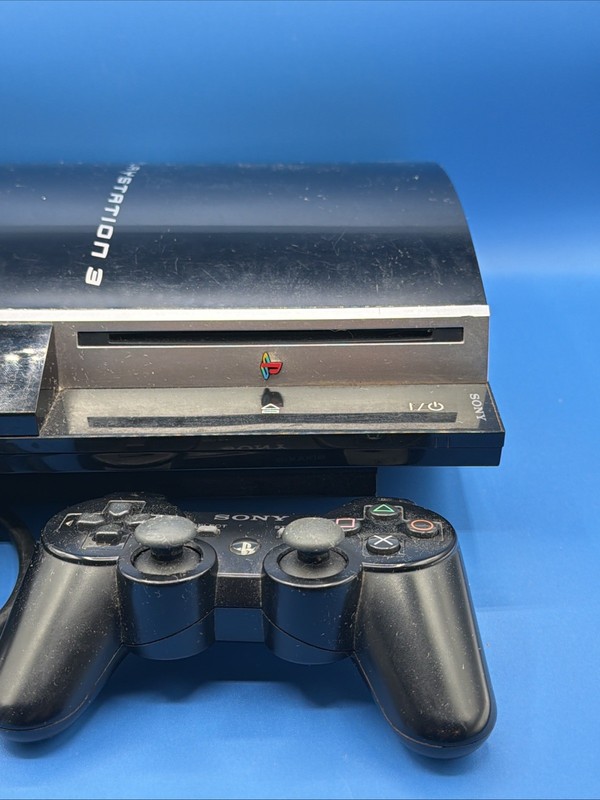 Sony PlayStation 3 PS3 40GB Black Console CECHH01 w/ Controller & Cable Tested gallery