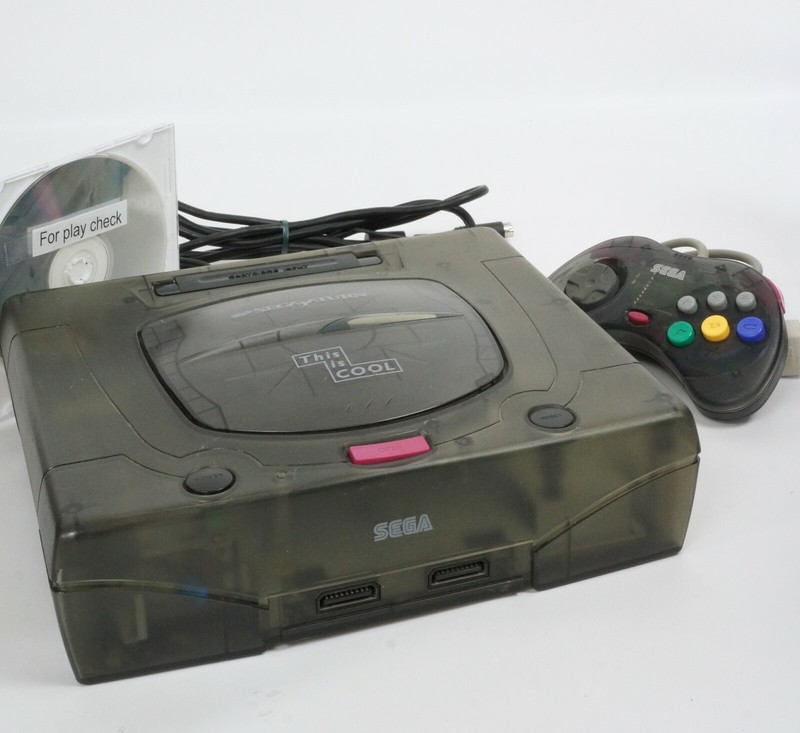 Sega Saturn Skeleton Console HST-3220 -NTSC-J CD- Tested System JAPAN B8F039319