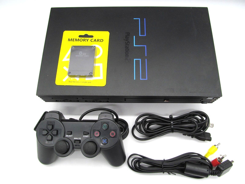 Sony PlayStation 2 PS2 Fat Game Consoles Bundle gallery