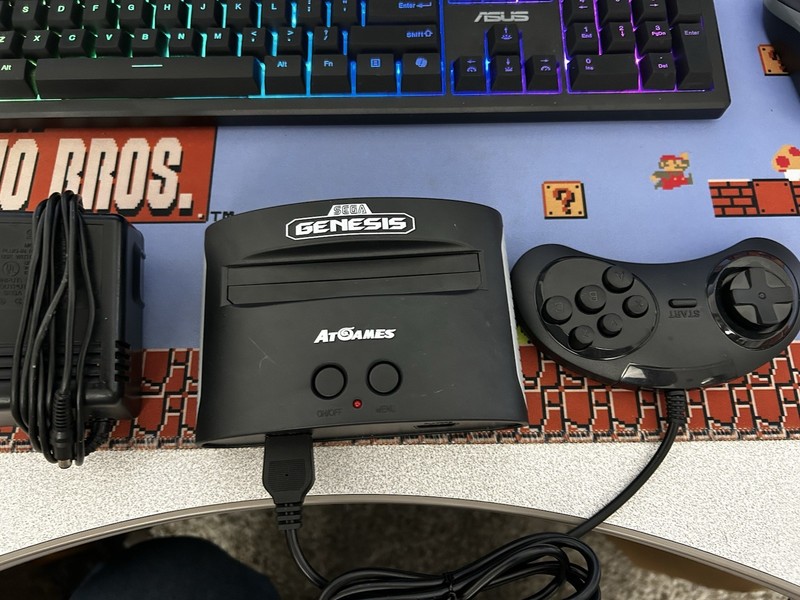 AtGames Sega Genesis Classic Mini Game Console w/ 80 Built-In Games