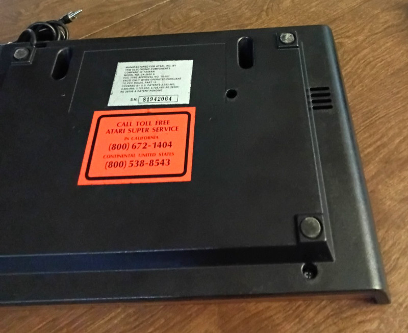Atari 2600 4 Switch Console Model CX-2600 A Made in Taiwan Works Perfect gallery
