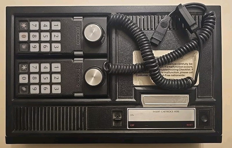 Vintage Coleco ColecoVision (Model 2400) Video Game System – Black (2400)