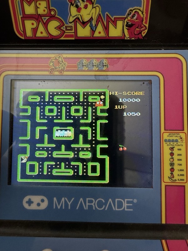 Ms. Pacman Micro Player Retro Mini My Arcade - Tested Works gallery