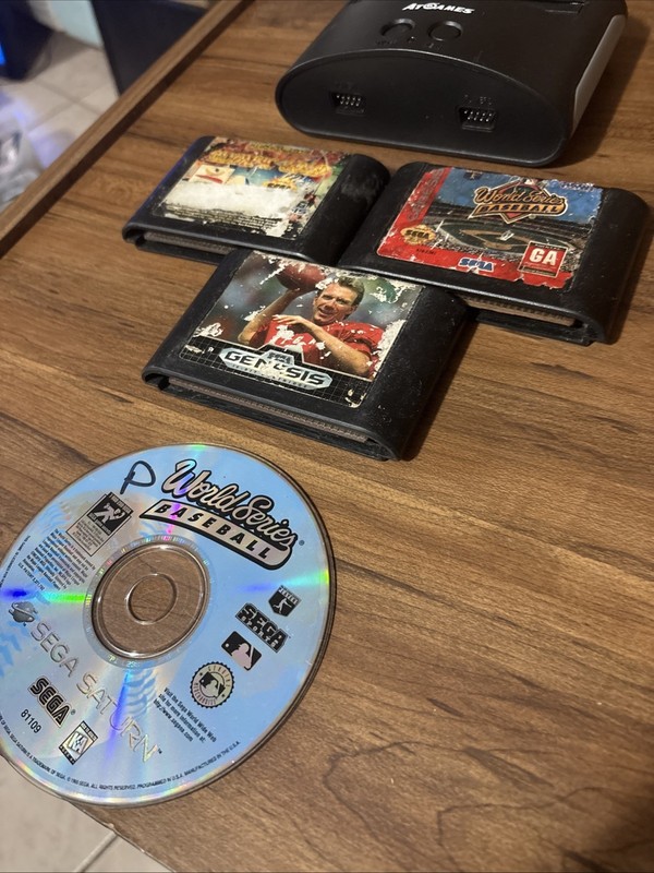AS IS READ AtGames Sega Genesis Mini Games Console 80 Built-In BUNDLE LOT SATURN gallery