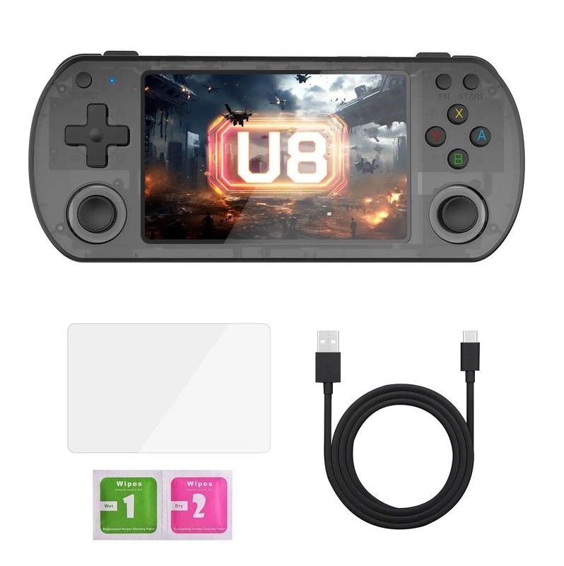 R35S Pro 128GB Retro Handheld Console 4″ IPS Screen Linux + 64GB Games
