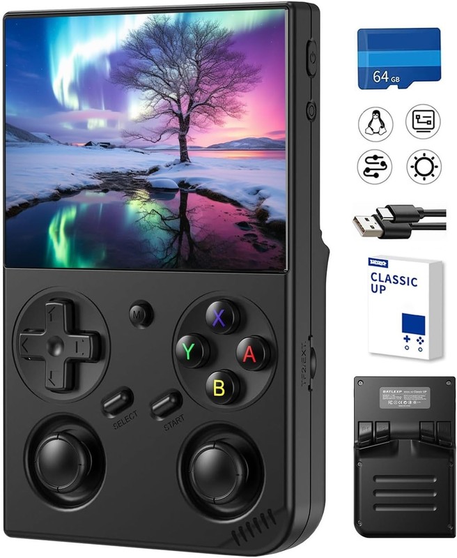 Handheld Gaming Delight: Retro Console with 3.5'' IPS & 5G WiFi Connectivity gallery