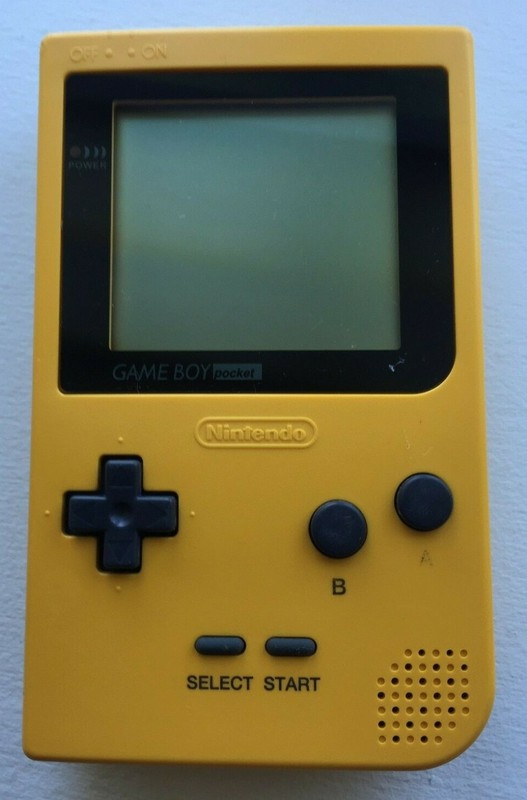Nintendo Game Boy Pocket MGB-001 – Yellow – 100% OEM – Working – Needs LCD