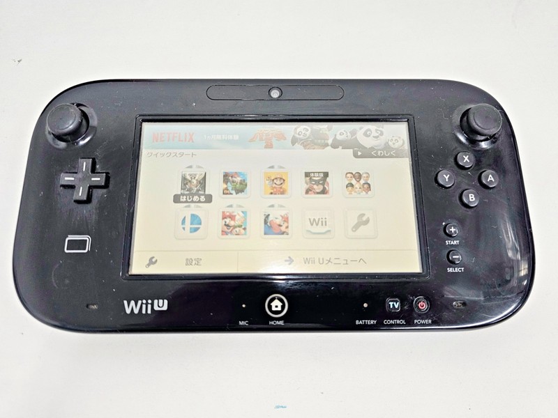 Nintendo Wii U Game Pad Black WUP-010(JPN) 367