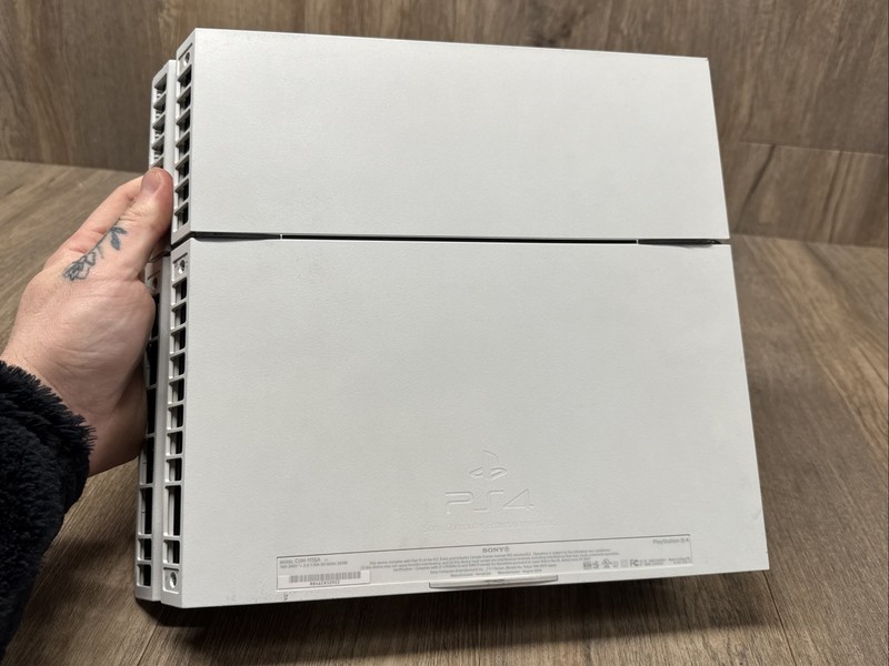 Sony PS4 Glacier White 500GB Console CUH-1115A w/ Controller gallery