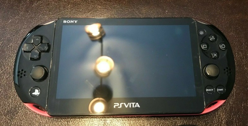 Sony PlayStation PS Vita Wi-Fi Console Only Pink Black PCH-2000 ZA15 Console F/S