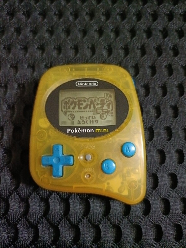 Pokemon Mini Console Blue Nintendo w/ Pokemon Party Cartridge Japan Tested gallery