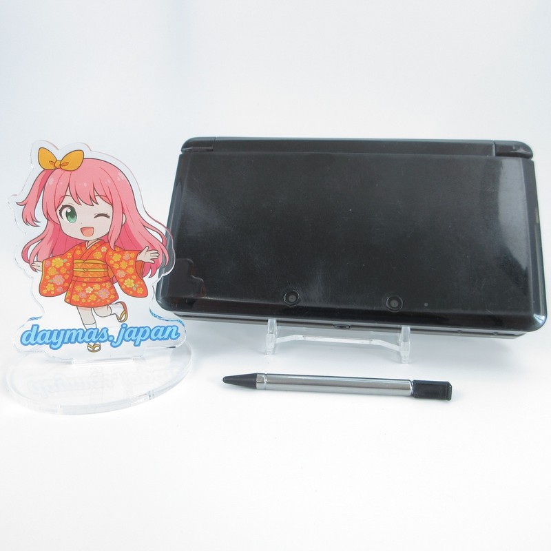 【Good】Nintendo 3DS Cosmo Black Console ONLY Japanese Edition #DEN0922/16