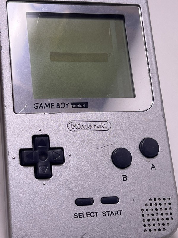 Nintendo Game Boy Pocket Handheld System/Silver /Tested/game