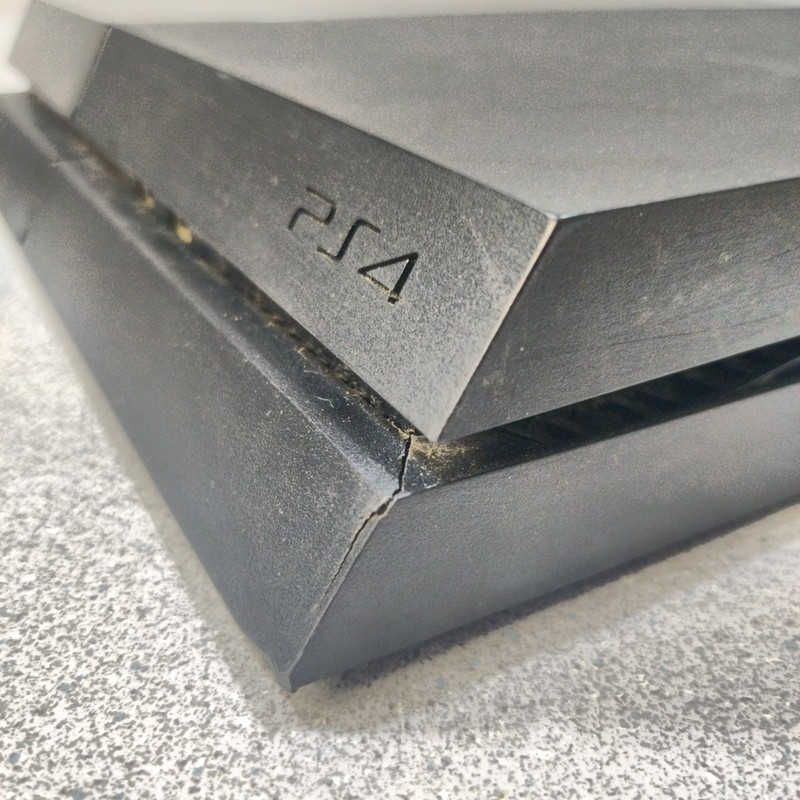 Sony PlayStation 4 Slim 500GB Game Console Only FOR PARTS CRACKED BAD DISC DRIVE gallery