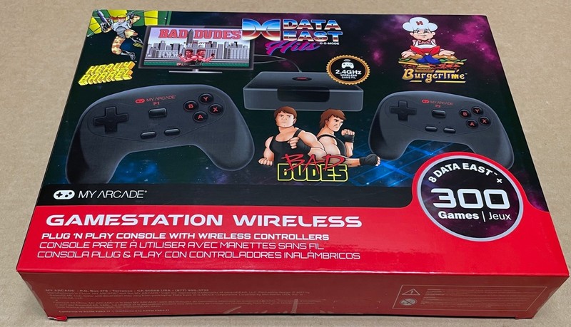 Data East Gamestation – 300 Games – Console with 2 Controllers – *NEW in the BOX