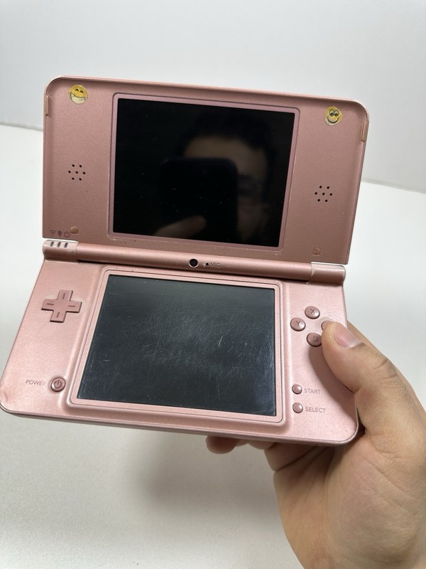 Used Metallic Rose Nintendo DSi XL Handheld System Tested No Stylus READ! gallery