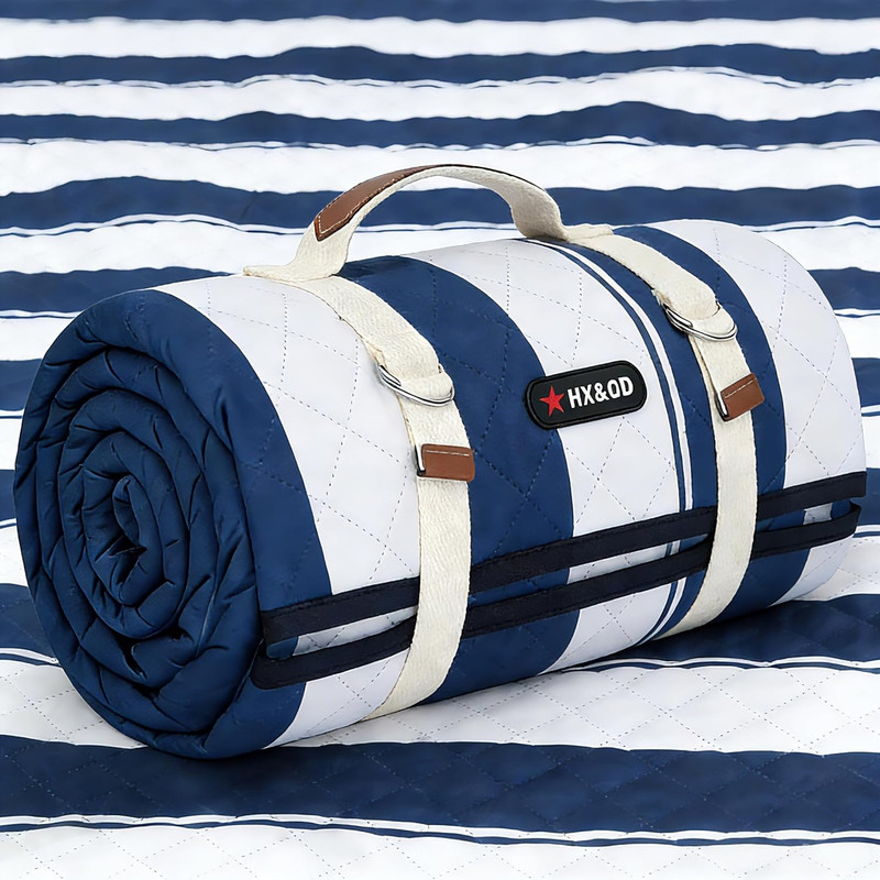 Outdoor Picnic Blanket Extra Large, 80”X80” Waterproof Picnic Mat Foldable Campi