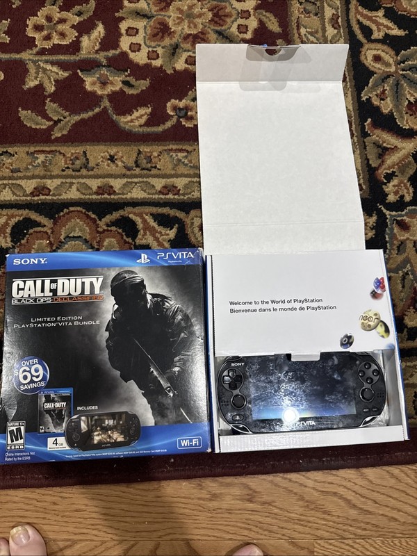 Sony PS Vita PCH-1001 Call of Duty Black Ops Limited Edition Console OLED 5" gallery