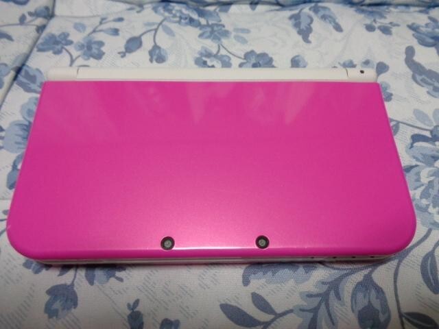New Nintendo 3DS XL LL Pink White Console Stylus Working Tested Japanese ver