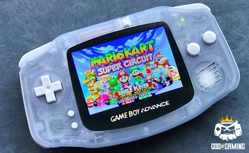 Nintendo Game Boy Advance GBA Glacier System 101 IPS LCD Backlit Brighter