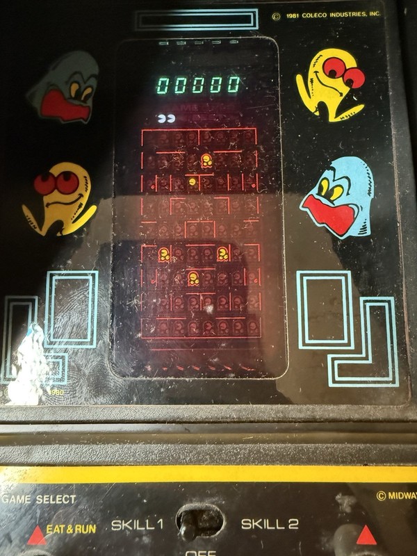 Used 1981 COLECO MIDWAY No. 2390 PAC-MAN Instruction Booklet & Power Cord! gallery