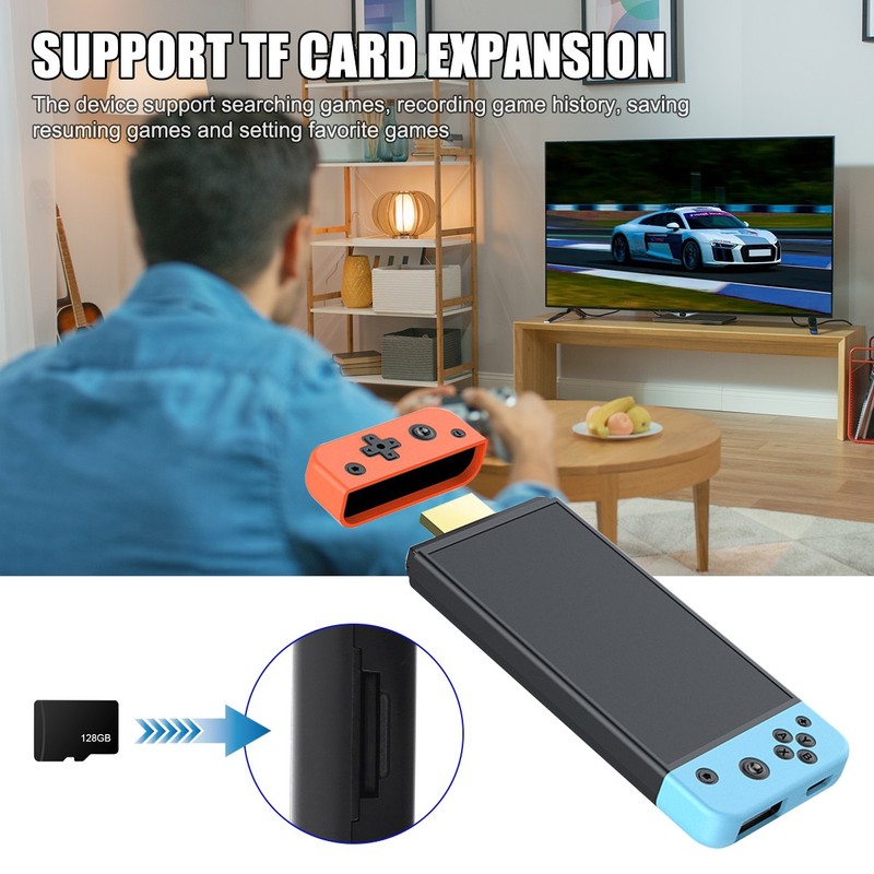 New Upgrade 128G 35000+ Games 4K Game Stick HD Retro Video Game Console Wireless gallery