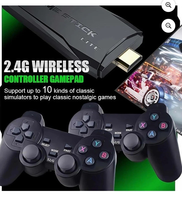 GameStick Lite 4K Ultra HD Wireless HDMI Microconsole Classic Games gallery